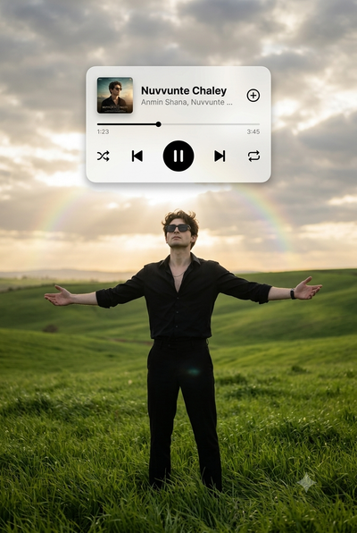 Music and lush green land